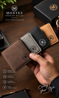 Montez Elite Leather Wallet – Premium Men’s Bifold