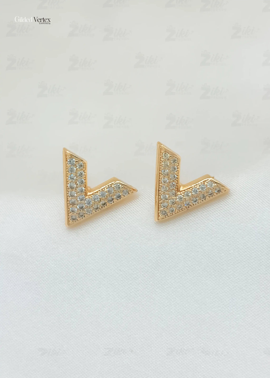 Gilded Vertex Earrings