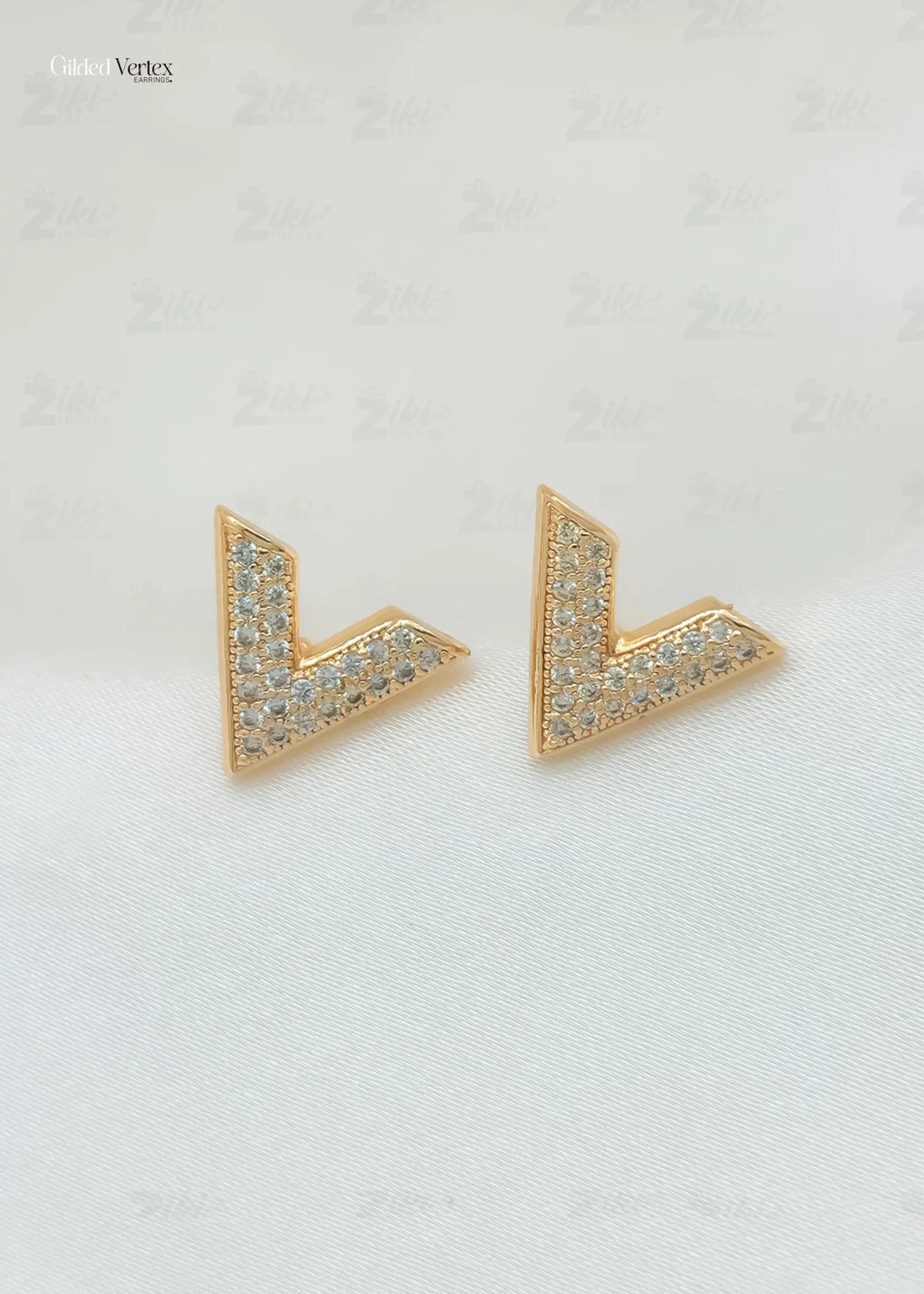 Gilded Vertex Earrings