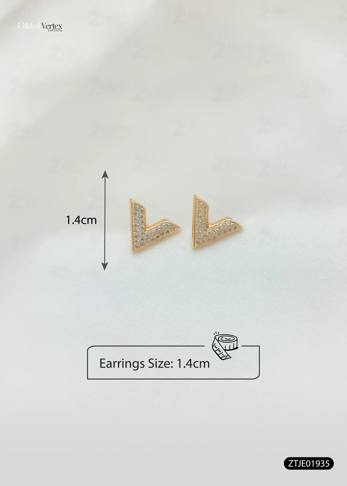 Gilded Vertex Earrings
