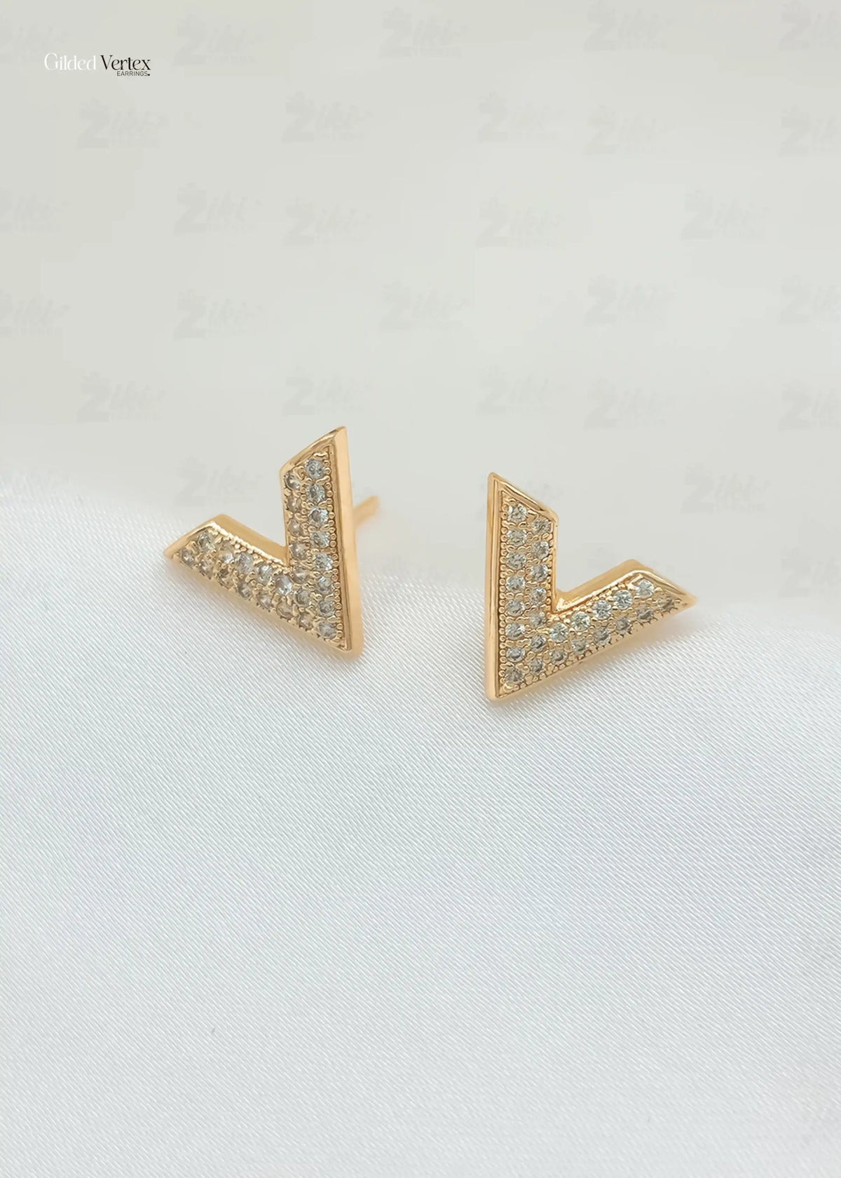 Gilded Vertex Earrings