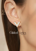 Gilded Vertex Earrings