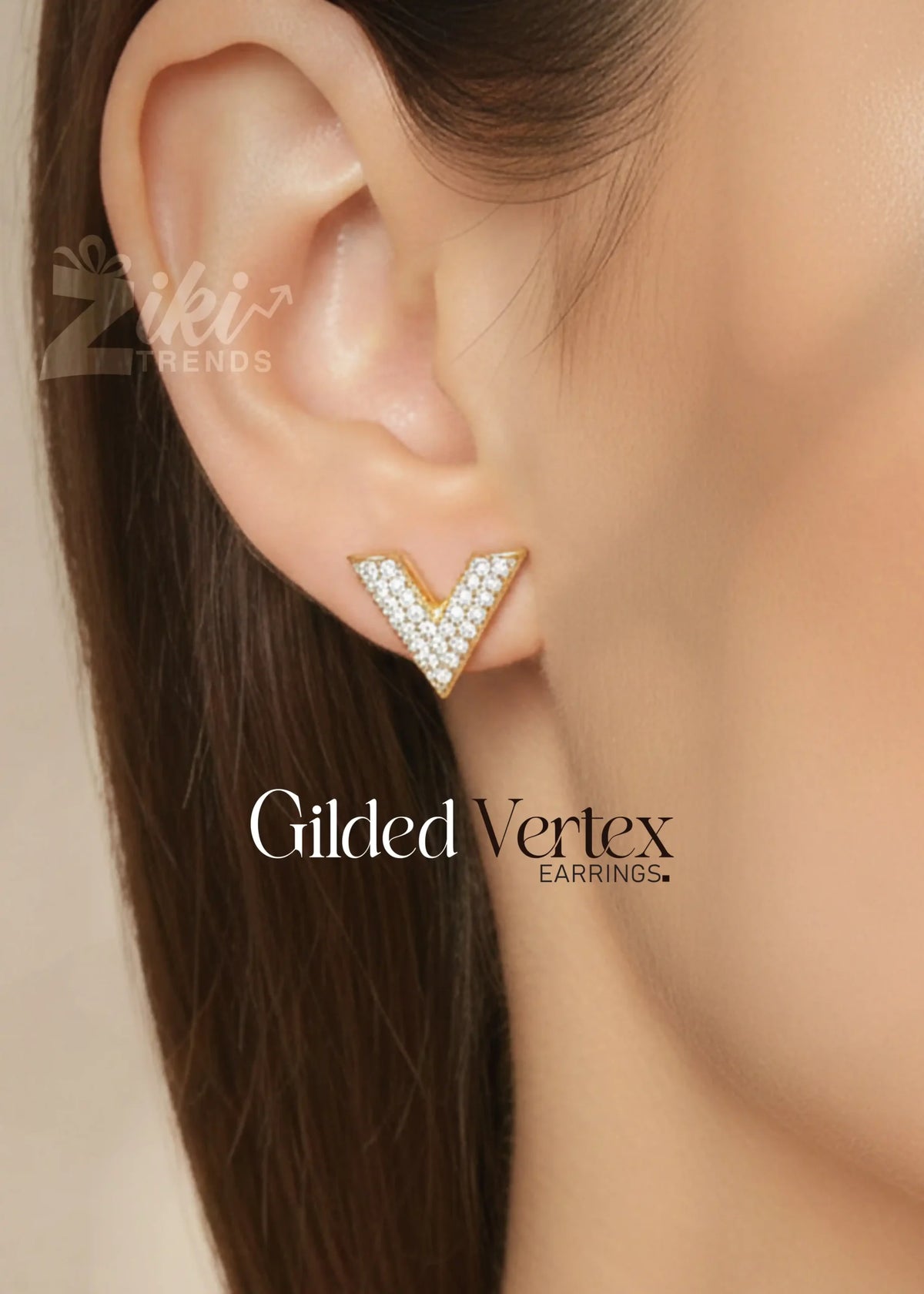Gilded Vertex Earrings
