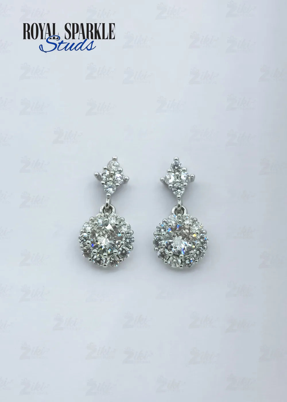 Royal Sparkle Stud Earrings