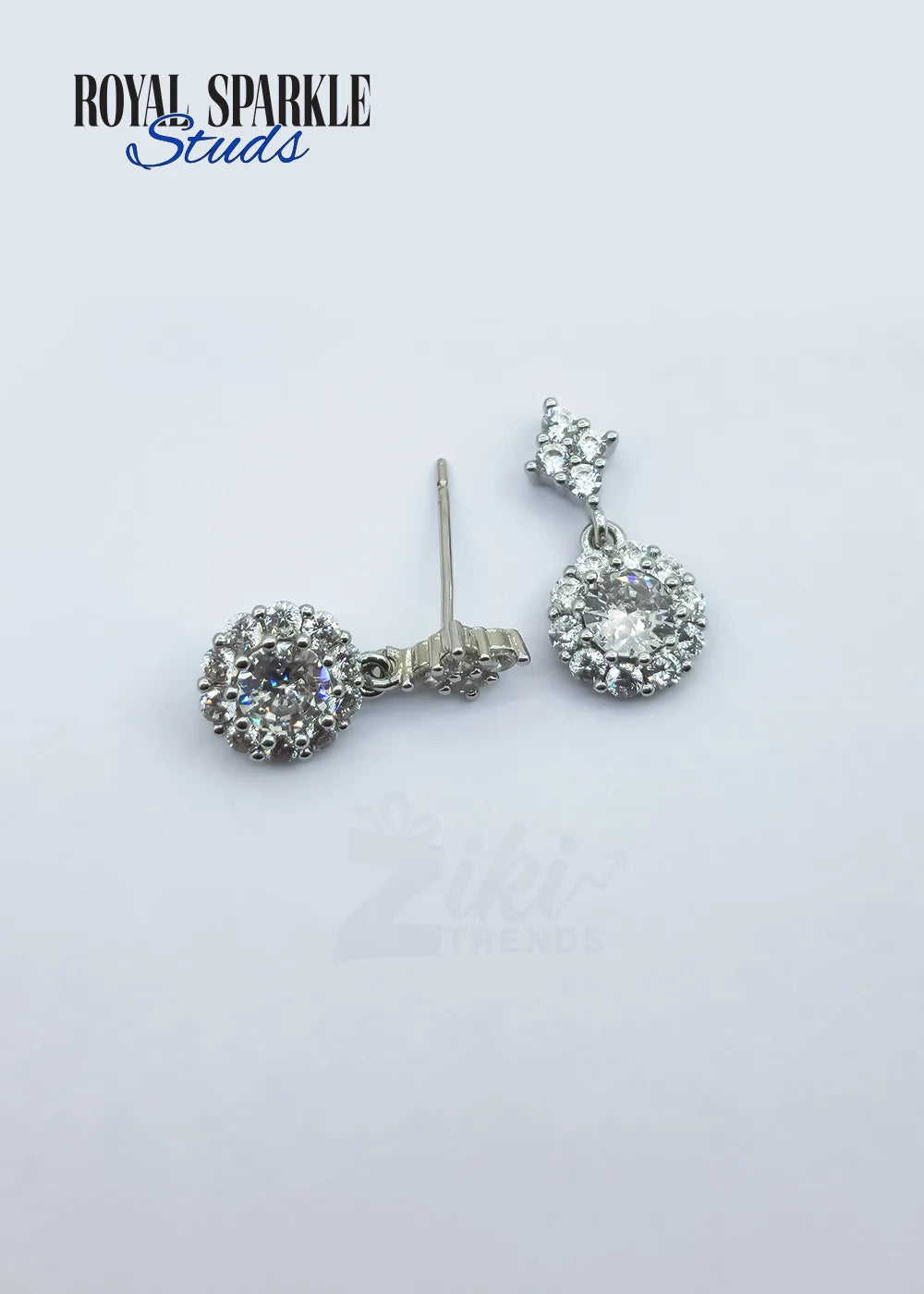 Royal Sparkle Stud Earrings