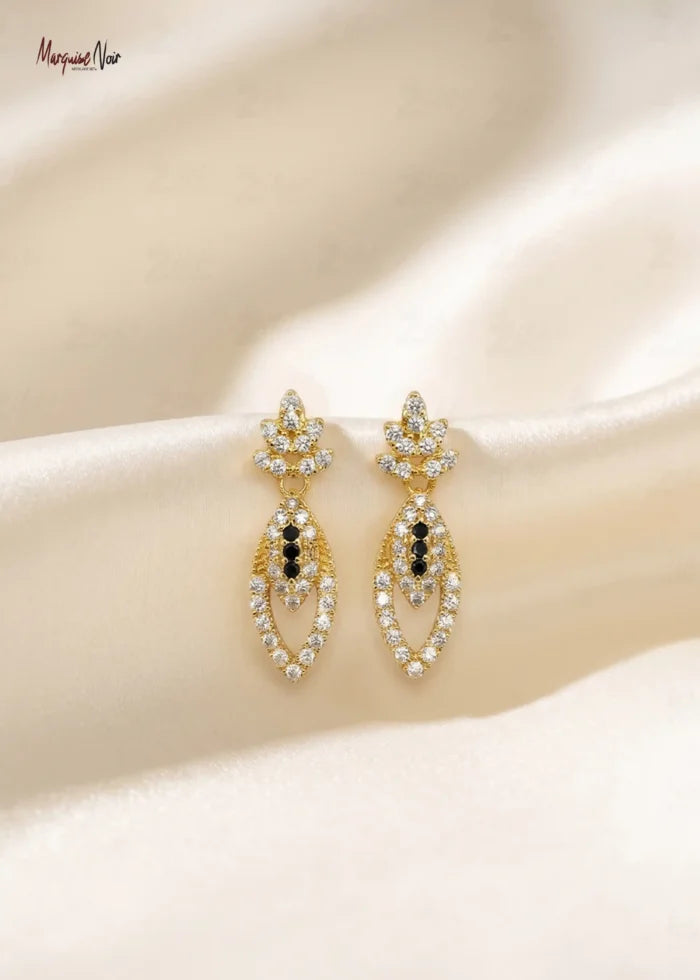 Marquise Noir Necklace Set